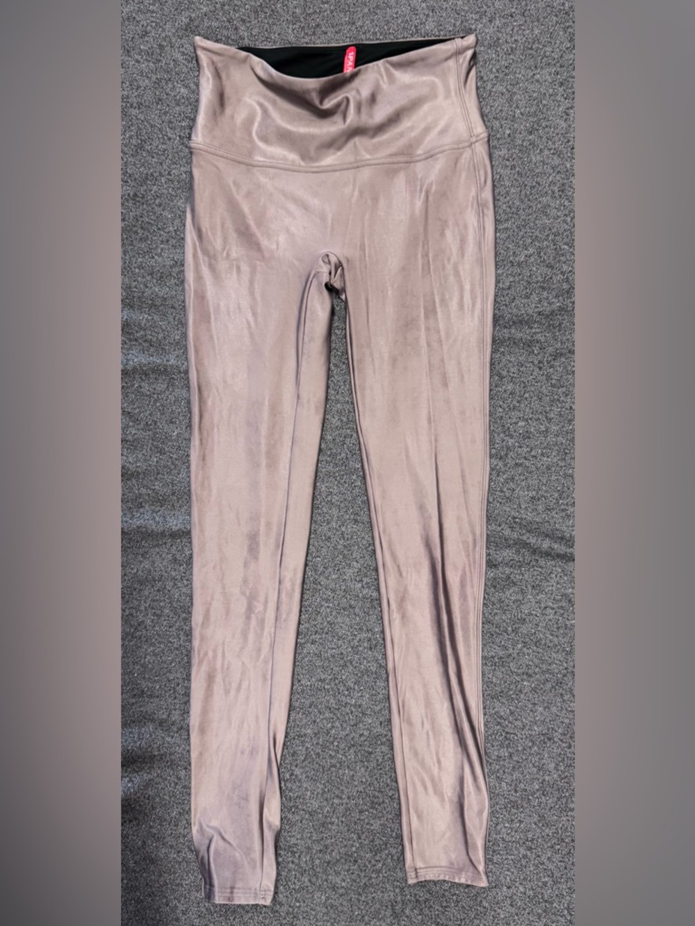 SPANX Suede Leggings in Mauve